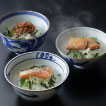 京都吉兆 贅沢茶漬 3種(鮭・さざ波・鱧)