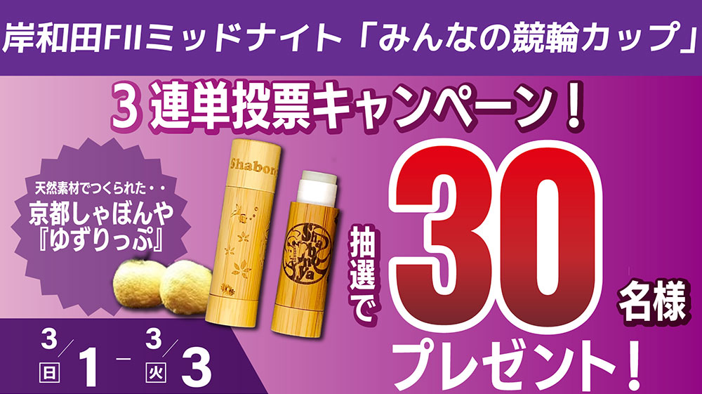 みんなの競輪カップ 3連単投票キャンペーン